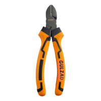 Бокорезы 160 мм, оранжевые, металл черный, "GULZAD"