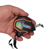 рулетка измерительная 5 м * 25 мм, тип 110, обрезиненный ударопрочный пластик, "maximum" mx 13216 оптом